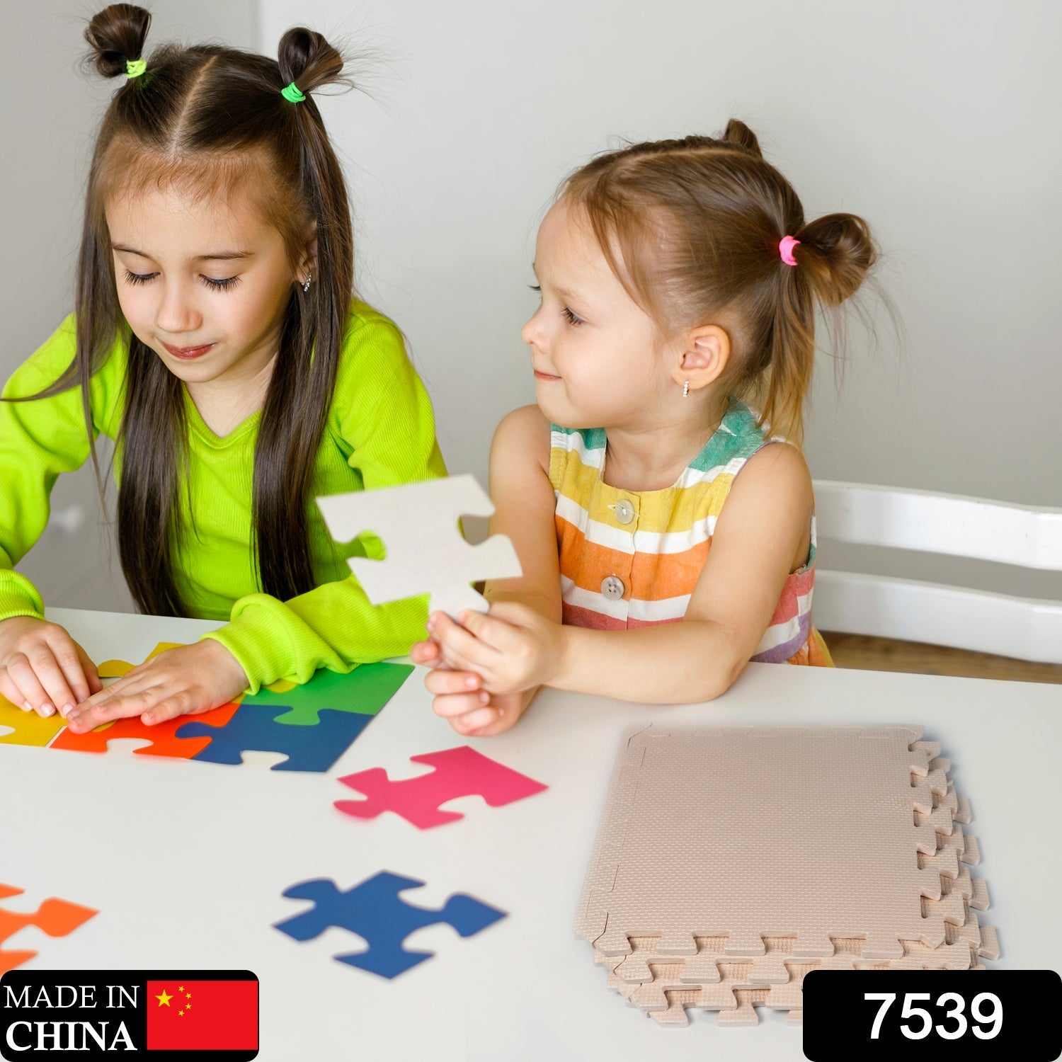 7539 Kids mats for Floor Soft Plush Foam Babies Puzzle Interlocking Play mats for Crawling Playing Tile mat Carpet Rug for Infants and Toddlers (Size :- 63x63Cm Set Of 4Pc) DeoDap 7539 Kids mats for Floor Soft Plush Foam Babies Puzzle Interlocking Play mats for Crawling Playing Tile mat Carpet Rug for Infants and Toddlers (Size :- 63x63Cm Set Of 4Pc) DeoDap
